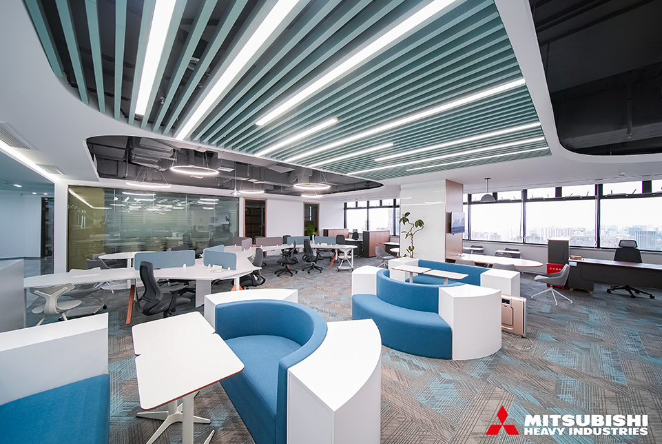 上海三菱重工有限公司辦公區設計一覽