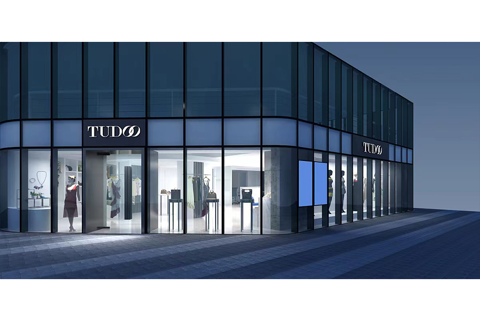 上海tudoo品牌服裝側(cè)店門裝修設(shè)計效果圖