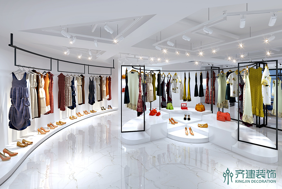 上海tudoo品牌服裝店面裝修設(shè)計效果圖2