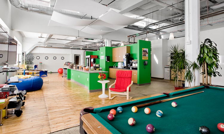 上海游戲公司辦公室休息區裝修 上海游戲公司辦公室休息區裝修