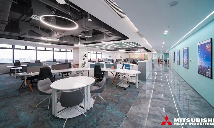 上海三菱新辦公室裝修環境