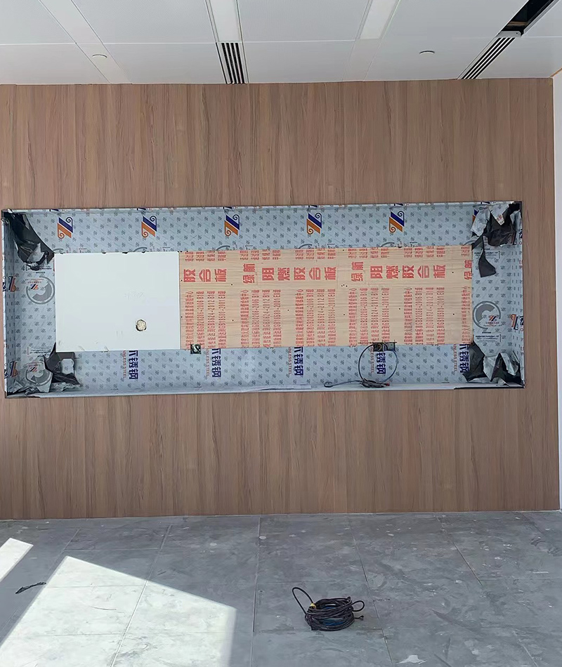 上海SK大廈辦公室裝修施工現(xiàn)場(chǎng)7