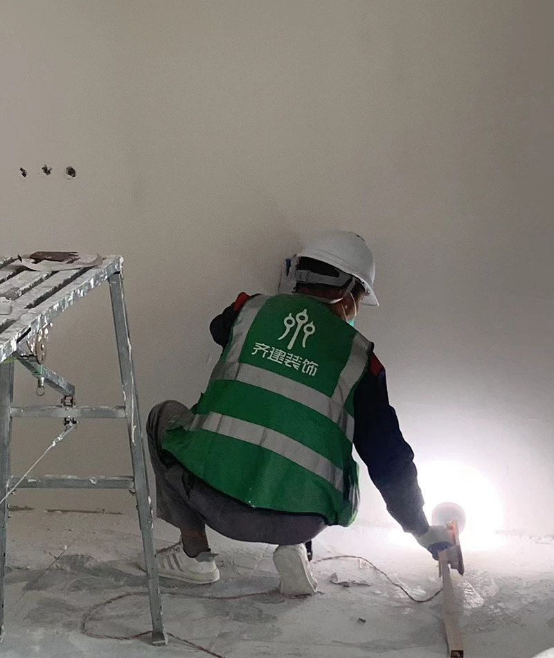 上海SK大廈辦公室裝修施工現(xiàn)場(chǎng)5