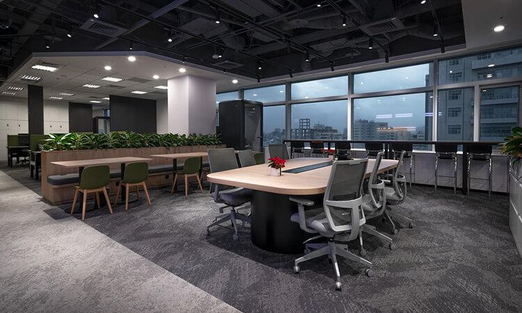 辦公室大廳全案設(shè)計效果 辦公室大廳全案設(shè)計效果