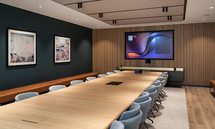 長寧某金融企業辦公會議室竣工 長寧某金融企業辦公會議室竣工