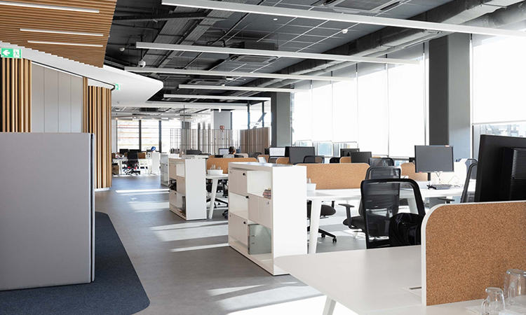 上海辦公室裝修生態(tài)樹(shù)脂板運(yùn)用效果